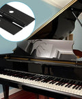 Rock Solid Black Piano Hinges For Cabinets Closets And Storage Boxes Featuring 6 Inch Continuous Stainless Steel Design with countersunk holes.