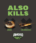 Ants And Spiders Granules Kills Lawn And Garden Pests Shaker Bag 3 Lb; image showing grubs and cockroaches also targeted.