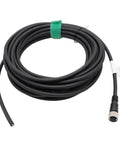 M12 A Coded 5 Pin Female Actuator Sensor Shielded Cable 1 Meter Coiled for Industrial Control Automation Network Use