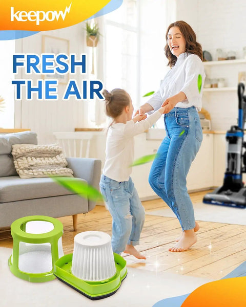 Pet Hair Eraser Vacuum Filter Replacement For Bissell 1782 Cordless Hand And Car Vacuum, family dancing in living room