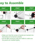 Assembly steps for Two Cube Storage Organizer Unit For Bedroom Living Room And Office, Plastic Closet Shelving Shelf.