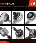 Tough As Nails Eight Piece Front Suspension Control Arm Kit For BMW 1 And 3 Series Plug And Play Fitment showing detailed components.