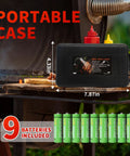 Led Grill Light With Magnetic Base And 360 Degree Gooseneck For BBQ Grilling Night Cooking, storage case, 9 batteries
