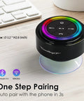 Shower Speaker Pro Upgraded IPX7 Waterproof Bluetooth Speaker With 8W Crystal Sound And Rich Bass, suction cup view