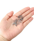 Premium Grade Built Tough 100 Pack 4mm 304 Stainless Steel Split Lock Washers in hand, showcasing durability and versatility.