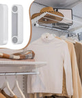 4 Pack Plastic Rod Spacer Caps For Closet Rods And Wire Shelves End Caps For Wire Shelf System Easy Install in wardrobe setup