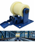 Heavy Duty Nylon Track Wheel With Trapezoidal Caster Pulley For Mining Railway And Subway Train Cart, 5.9 inches wide