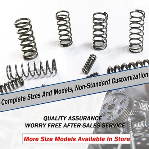 50 Pieces Micro Compression Spring Assortment Kit With High Performance Steel For Repair Projects Including Small Wire Sizes And Diverse Lengths Made To Handle Heavy Duty Stress Cycles, assorted steel springs