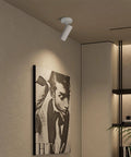 LED Dimmable Ceiling Spotlight Gallery Style Indoor Accent Picture Light hardwired surface mount adjustable beam in living room