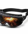 Built Tough Welding Goggles With Shade 8 Infrared Lens And 180 Degree Wide View Angle for weld protection against sparks.
