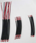 Workhorse Automatic Wire Cutting And Stripping System Handles Two To Four Conductor Cable showing organized wire strands in various lengths.