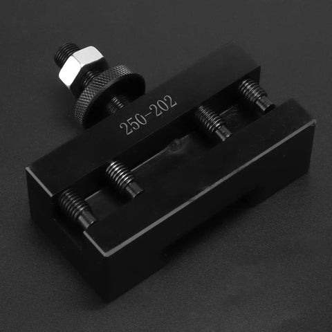Lathe Tool Holder For Aluminum Alloy Turning Tool Holder One Quarter To Five Eighths Inch Range Pro Precision Easy Install Turning Machines And Workshop Use Rugged Construction For Stable Clamping And Easy Mounting In Busy Shops Or Home Workshops, black 250-202