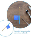 Flame Test Wire Kit With Cobalt Glass Filter Sheet, Metal Alloy Wire And Blue Glass Rods for differentiating metal salts.