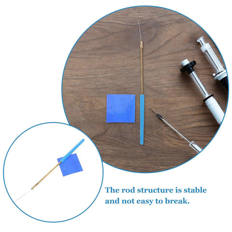 Flame Test Rods Kit With Cobalt Glass Filter Sheet For Chemistry Classrooms And Group Experiments, showing rod and filter sheet