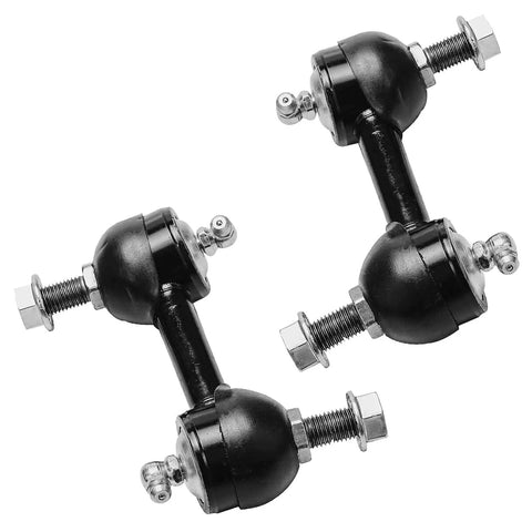 Heavy Duty Front Suspension Control Arms Kit With Ball Joints Sway Bar Links Tie Rods For 08 12 Honda Accord, black ball joints, durable material, shown from an angle.