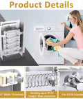 Heavy Duty Dryer Heating Element Replacement 279838 Fits Whirlpool Kenmore model shown beside woman with open dryer door