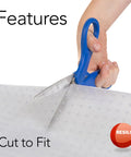 Hand cutting Industrial Deep Pile Carpet Runner With Crosshatch No Slip Vinyl Protector Spill Proof Waterproof Floor Covering