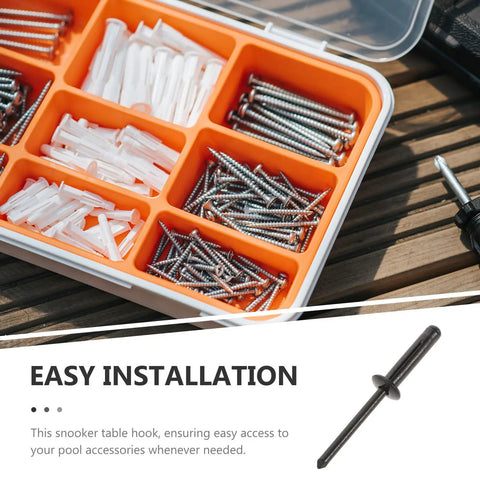 Open toolbox with screws and plugs, illustrating Heavy Duty Aluminum Blind Rivet Kit 20 Piece For Beefy Grip And Quick Fixes.
