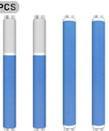 Set Of 4 Blue Fridge Door Handle Covers Wipe Down Easy Guards 15.6 inches soft fabric for vertical and horizontal kitchen handles.
