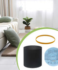 Budget Friendly Shop Vacuum Filter Kit With Foam Sleeves And Reusable Dry Disc Filters, includes foam sleeve, filter, band.