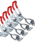 Beefy 4 Pack Adjustable Toggle Latch Clamp Set Heavy Duty 1320 Lbs Holding Capacity Large Hasp Clamp for smoker and toolbox