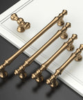 Champagne Bronze Cabinet Pulls Set 5 Inch 128mm Hole Center 10 Pack Kitchen Cabinet Hardware Handles For Bathroom Cabinets
