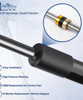 Premium Heavy Duty Rear Window Shock Struts For 1997 To 2006 Jeep Wrangler Tj Hard Top with oil seal design and high pressure bearing