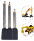 Beefed Up 3Pcs Drive Rod Metal Arm Driving Handle Set for RC Excavator Upgrade showcasing rods with CNC precision and durability