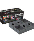 Modular Card Sorting Tray for Collectors and Gamers Expandable Grid Organizer with Movable Cells shown with packaging