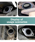 Heavy Duty Exhaust Manifold Gasket Double Pack Rock Solid Zero Leak Seal For Cars Rv Suv Trucks Extreme Heat Resistant Durable Silver installation scenarios.