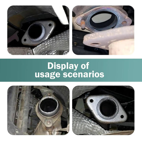 Heavy Duty Exhaust Manifold Gasket Double Pack Rock Solid Zero Leak Seal For Cars Rv Suv Trucks Extreme Heat Resistant Durable Silver installation scenarios.