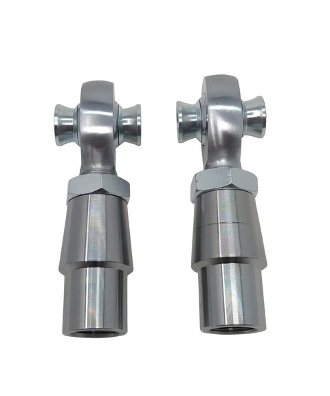 Heavy Duty 7/8 By 3/4 Inch Heim Ball Joint Kit featuring left and right threads and solid steel construction.