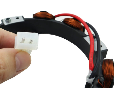 Heavy Duty Stator Alternator With Voltage Regulator Plug And Play Swap For Bs 18Hp To 24Hp Engines electrical connector detail.