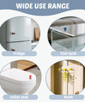 Dead Simple Peel And Stick Cabinet Knobs Ten Pack Red Ceramic Ball Handles With Slick Silver Stainless Base Rock Solid Adhesive Zero Fuss Install For Drawers Cupboards And Dressers used on fridge, fish tank, toilet seat, and hook.