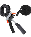 Quick Tension Adjustable Strap Clamp For Pro Level Woodworking And Swifter Picture Frame Assembly with 32 ft nylon webbing strap.