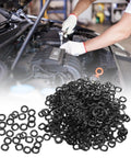Spring Wave Washers Set 500 Piece Assorted Metal Wavy Gaskets 4x8x0.3mm For Screw And Bolt Fastening Industrial Grade Elastic Washers For Machinery And DIY Projects, black wave washers for engine repair
