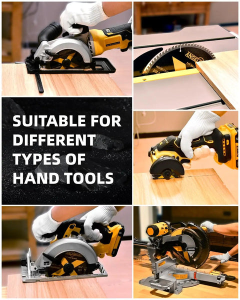 2 Pack 6 1/2 Inch Circular Saw Blade Featuring 40 Tungsten Carbide Teeth And 5 8 Inch Arbor used on wood cutting tools.