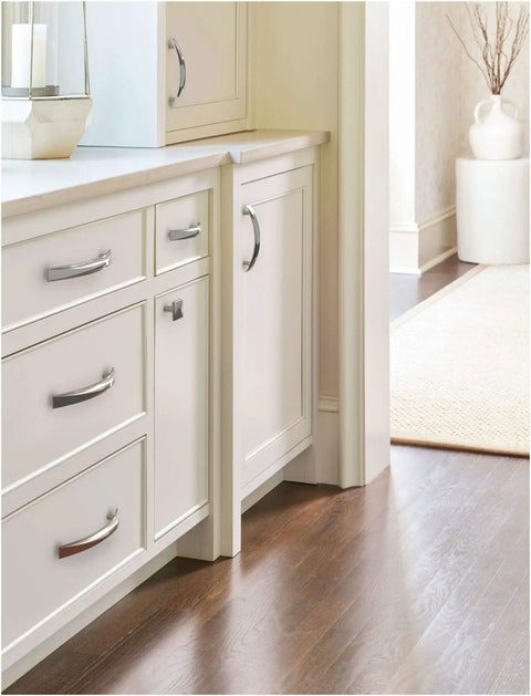 Fresh Matte Black Cabinet Pull Delivering A Hella Slick Transitional Look Ideal For Kitchen Cabinets Bathroom Drawers And Furniture Fixtures Featuring Solid 3 Inch Center Spacing And Rock Solid Mounting Durability on sleek white cabinetry.