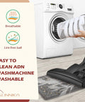 Vacuum and washing machine demonstrating cleaning Non Slip Peel And Stick Stair Treads For Wooden Steps Indoor Safe For Elders Kids And Pets Grey 13 Pcs 8 By 30 Inch Easy Quick Install Anti Slip Carpet Stair Treads For Home Comfort And Style