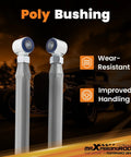 Universal Parallel 4 Link Kit With Adjustable Ends For Suspension Links And Panhard Bar Fits Hot Rods Rat Rods Classic Cars And Air Ride Setups, poly bushing