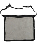 Heavy Duty Adjustable Tool Belt Pouch With 6 Pockets, Reinforced Canvas Construction For Screwdrivers, Rulers And Other Hand Tools, Durable Gray Carpenter Belt For Pros And DIY Projects, gray canvas, front view