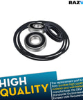 Front Load Washer Dryer Tub Bearings Seal Kit Compatible With Lg Kenmore, featuring durable metal bearings and rubber seals.