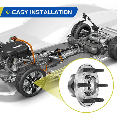 Detailed view of Pair 513277 Wheel Bearing and Hub Assembly Set for easy installation on SUVs and trucks.
