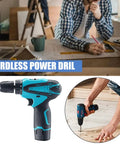 Heavy Duty Cordless Drill Workhorse Featuring Brushless Motor High Torque Kick And Fast Charge Battery Pack For Everyday Home Fixes And Serious DIY Projects Ready To Roll being used on a workbench.