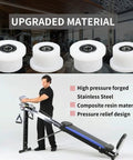 Sick Smooth Ride Machined Roller Replacement For Total Gym Home Workout Equipment Parts Bearing Upgrade Kit. Set of 4 white rollers.