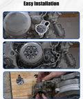 Built Tough Billet Water Pump Upgrade Kit With Heavy Duty Impeller And Leak Free Seals For Hardcore Dirt Bike Riders Craving Slick Cooling Performance On Gnarly Trails installation process overview with parts.
