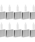 Top Shelf 30 Piece Window Shutter Repair Pin And Slat Clip Kit For Wood And Venetian Blinds with plastic and metal parts.