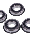 No Hassle Lawn Mower Front Wheel Bearings 4 Pack with 1 inch bore and 2 inch outer diameter for John Deere tractors.