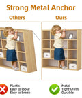 Rock Solid Furniture Anchors 10 Pack Anti Tip Wall Straps For Baby Proofing Dressers Cabinets Secure Up To Four Hundred Pounds Built Damn Tough With No Sweat Installation, showing metal anchor vs plastic anchor.