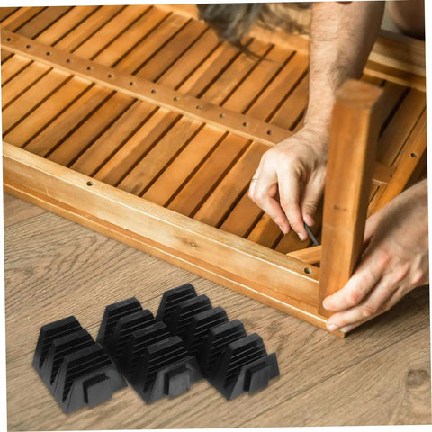 Person assembling furniture with Modular Wrench Organizer Rack 12-Piece Plastic Tool Storage Tray in the foreground